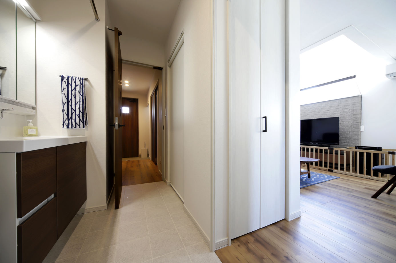 豊栄建設 【約３３坪／間取図／４LDK／子育て／収納充実】細部にまで配慮された、子どもたちが暮らしやすい家の建築実例画像4