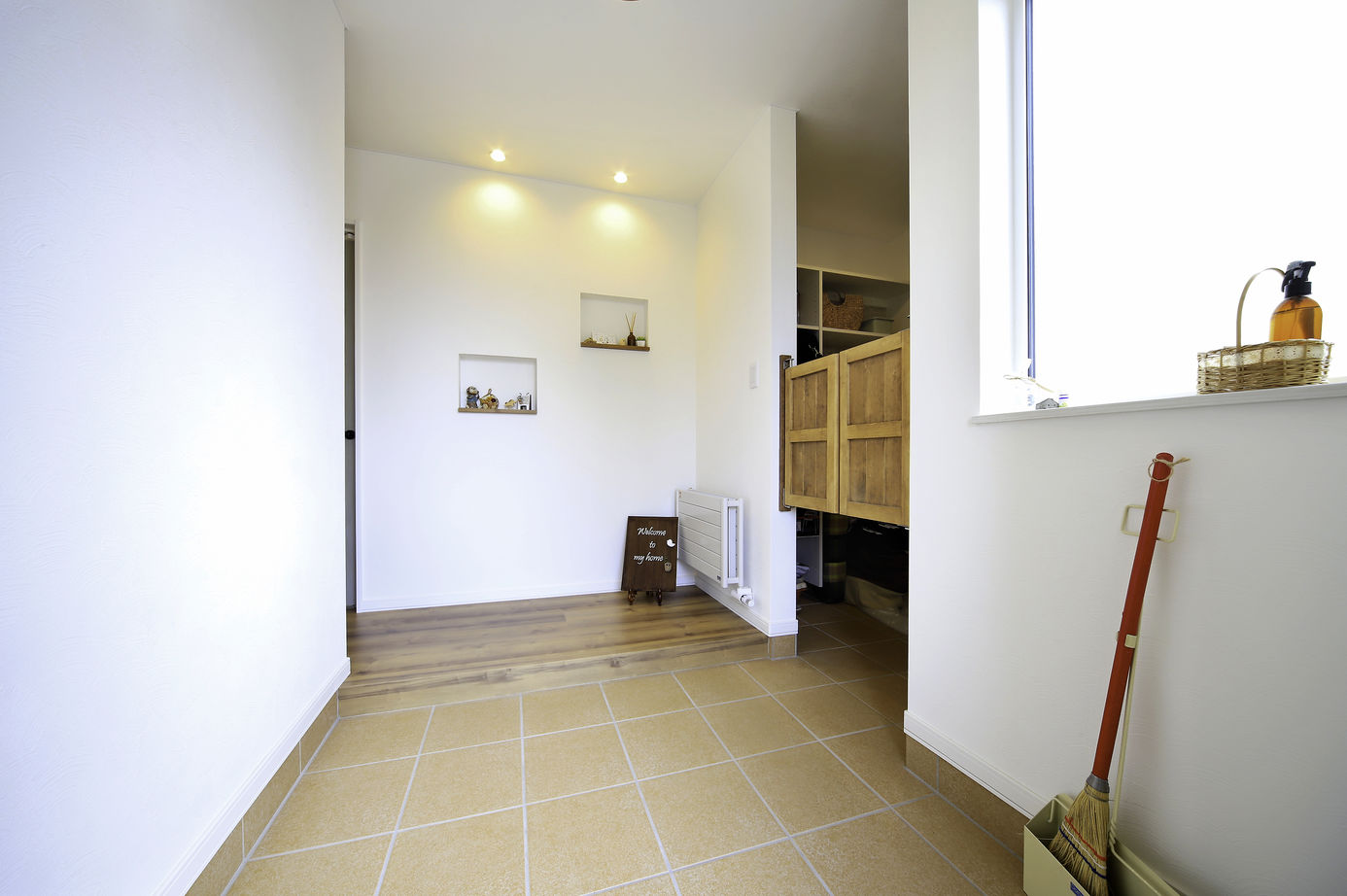 豊栄建設 [~1999万円/約35坪/間取図/３人家族]「梁見せ天井」や「見せるキッチン」などアイデアが盛りだくさんの家の建築実例画像7