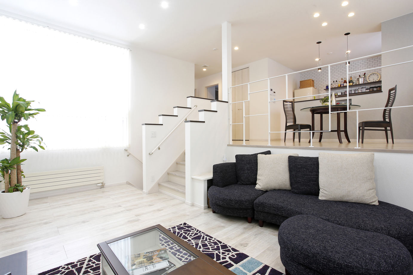 Suumo 夫婦の時間 それぞれの時間 どちらも大切にする二人が選んだ住まいは スキップフロア 豊栄建設 の建築実例詳細 注文住宅