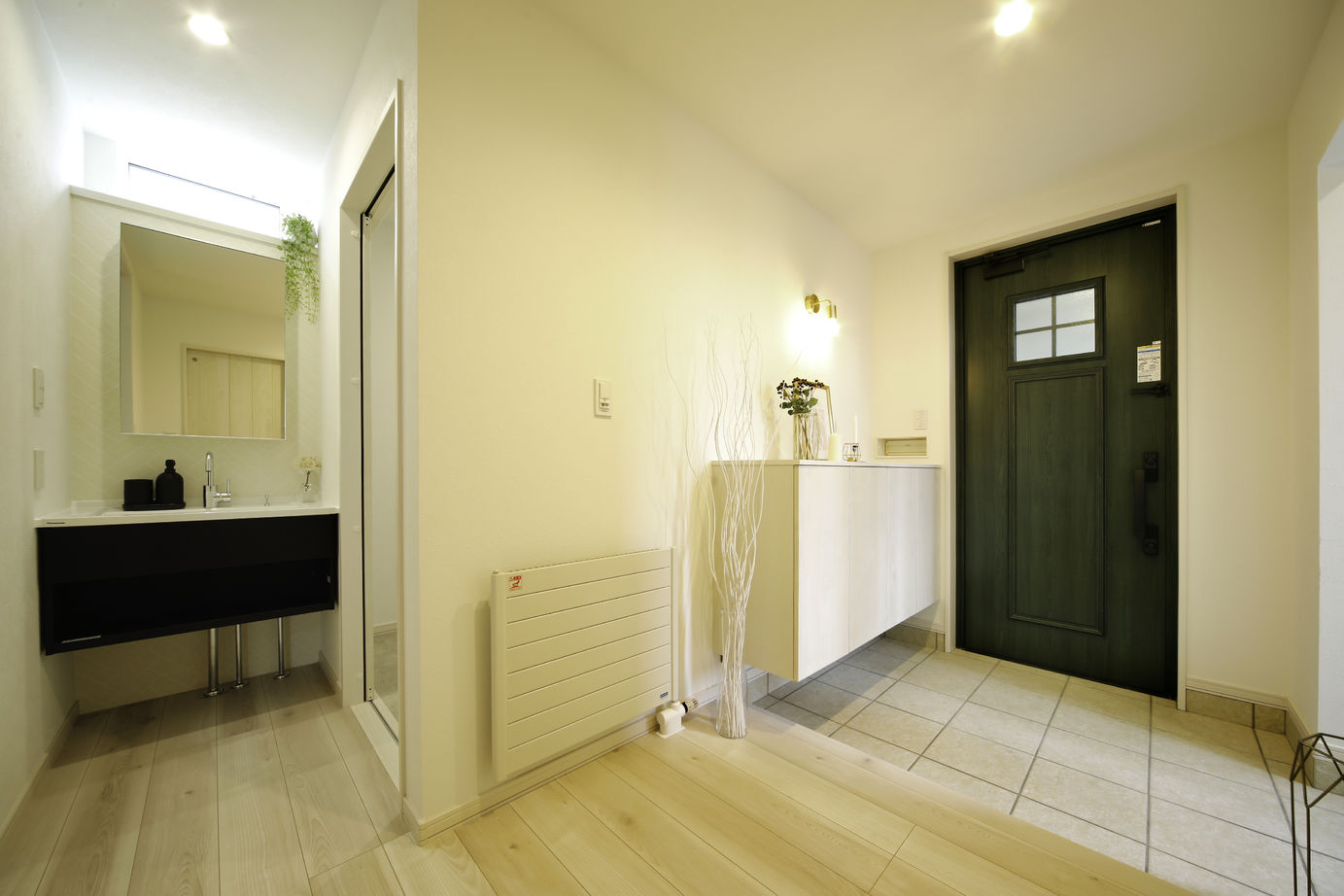 豊栄建設 【札幌市/吹抜け/モダン/ホテルライク】オンとオフを切り替えやすい洗練されたホテルライクな住空間の建築実例画像12