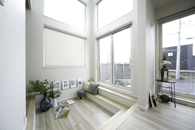 豊栄建設 【札幌市/吹抜け/テラス】「家」で過ごす様々な時間に対応できる”紡ぎあう家”の建築実例画像3