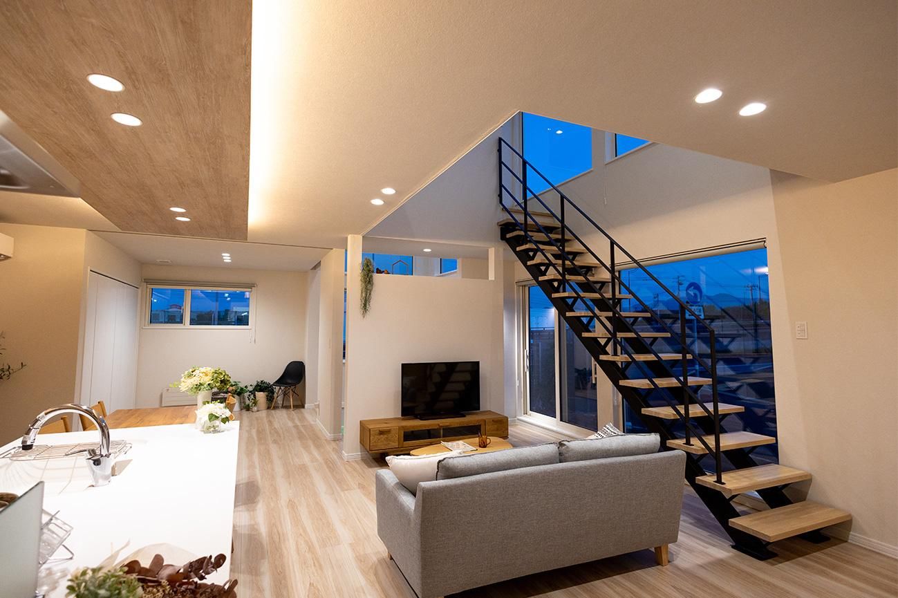 豊栄建設 【札幌市/吹抜け/テラス】「家」で過ごす様々な時間に対応できる”紡ぎあう家”の建築実例画像6