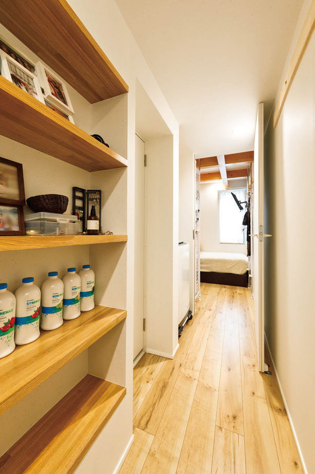 伊庭工務店 【6.7坪/1000万円台/間取り図有/狭小地/2階＋ロフト】驚愕の狭小地に「意外といい家、できちゃった！」の建築実例画像7