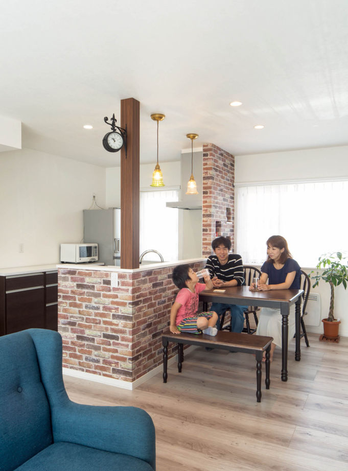 ハウジングカフェ 【間取図/約30坪】カフェ風ダイニングで素敵に　好みのテイストで個性を演出の建築実例画像6