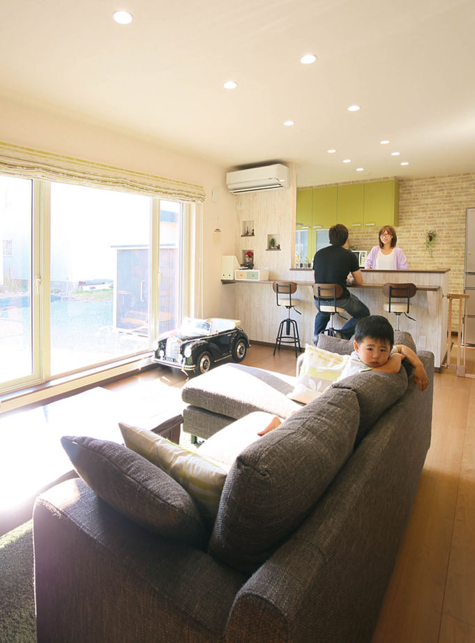 ハウジングカフェ 【間取図/４LDK/省エネ】創エネと省エネを愉しみながらお気に入りの間取りで暮らす！の建築実例画像6