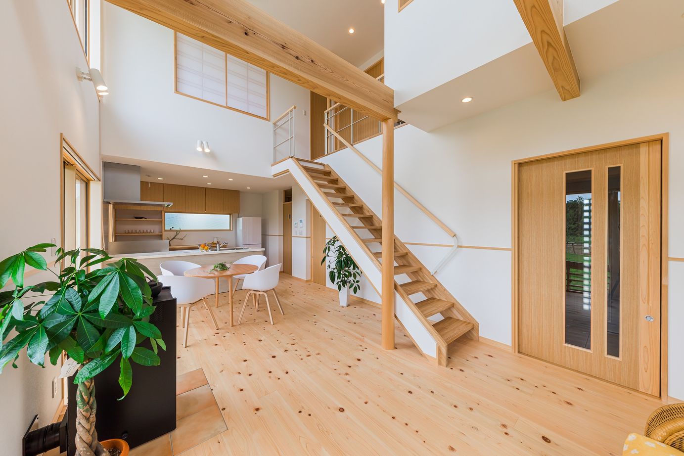 いばらきの家 茨城県南木造住宅センター 素足で暮らす家　～MUKU　無垢～の建築実例画像6