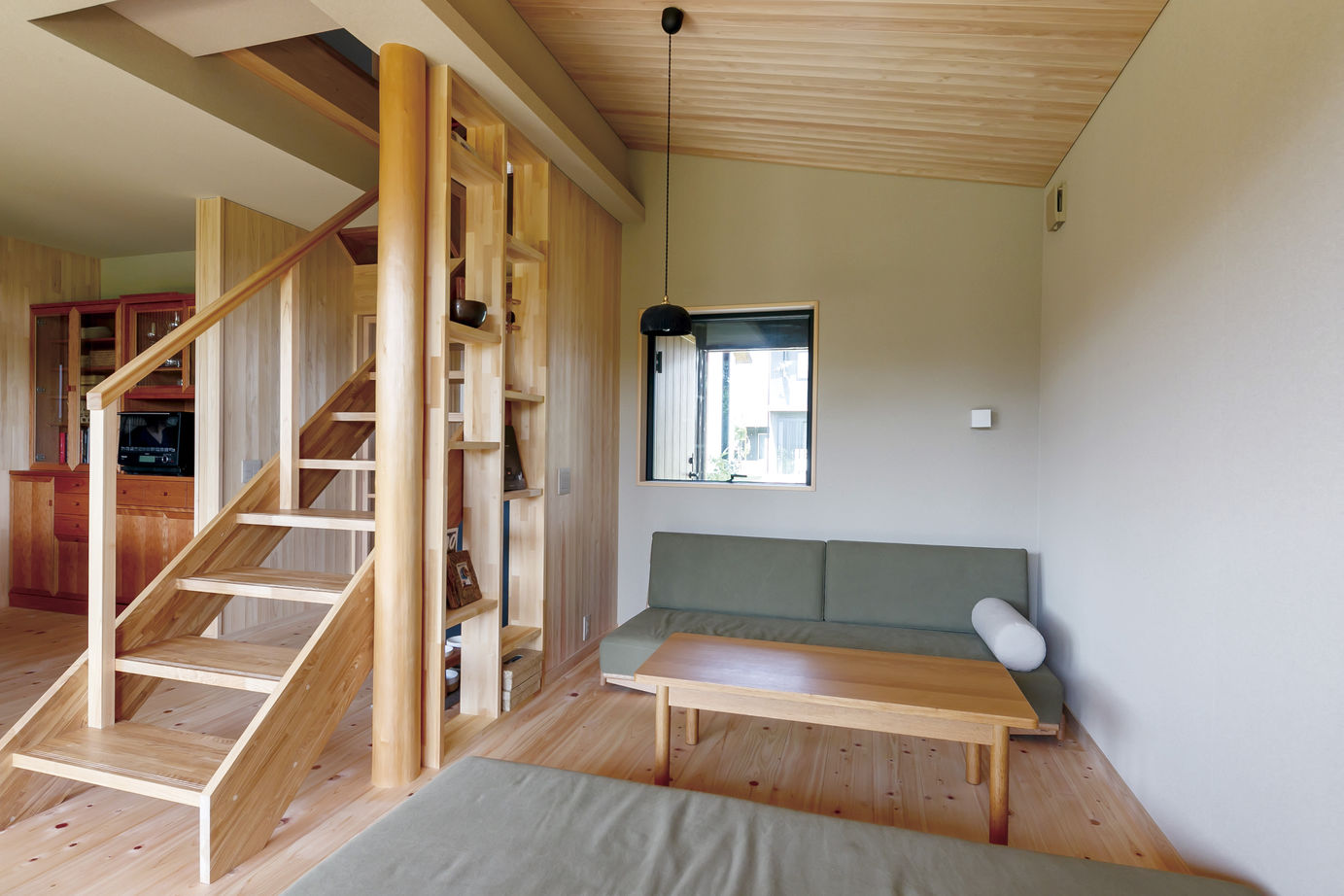 いばらきの家 茨城県南木造住宅センター 【2000万円台/28.6坪】洗練された和風モダン　細部までこだわった焼杉の家の建築実例画像7