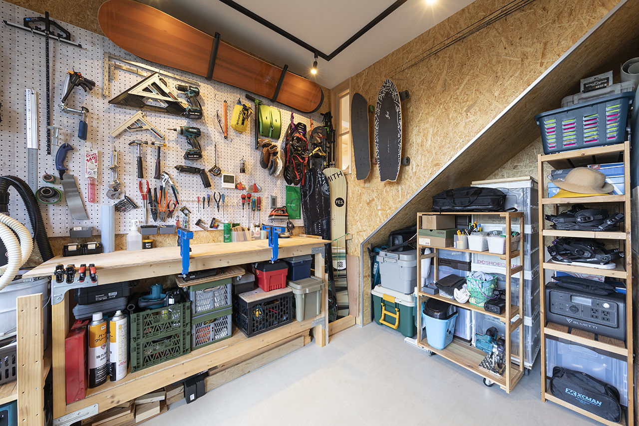 いばらきの家 茨城県南木造住宅センター 【2500万円～2999万円／家事動線／38坪／間取図有】空間を包み込む木の心地よさ。洗練の造作家具で暮らす家の建築実例画像7