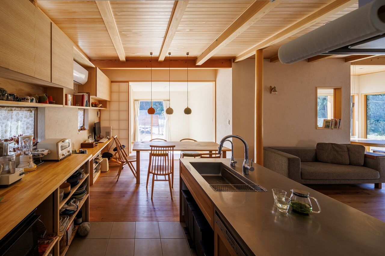 いばらきの家 茨城県南木造住宅センター 【3500～3999万円／四季を取り込む開放感／45.2坪／間取図有】木のぬくもりを感じる自然の恵みを享受する家の建築実例画像7