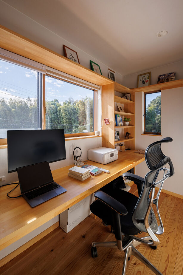 いばらきの家 茨城県南木造住宅センター 【3500～3999万円／四季を取り込む開放感／45.2坪／間取図有】木のぬくもりを感じる自然の恵みを享受する家の建築実例画像9