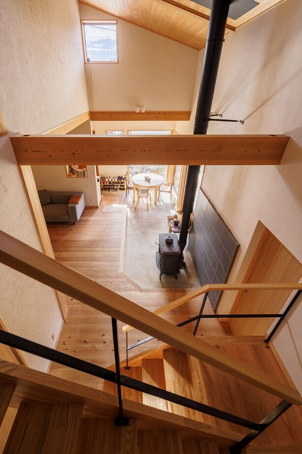 いばらきの家 茨城県南木造住宅センター 【3500～3999万円／四季を取り込む開放感／45.2坪／間取図有】木のぬくもりを感じる自然の恵みを享受する家の建築実例画像10