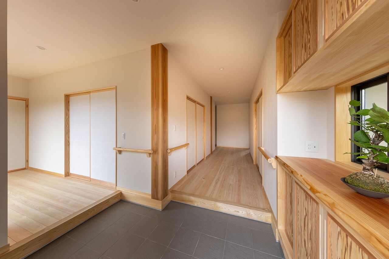 いばらきの家 茨城県南木造住宅センター 【3500～3999万円／和風／平屋／52.9坪／間取図有】本格的な和風建築。匠の技術力で叶えた伝統美溢れる家の建築実例画像5