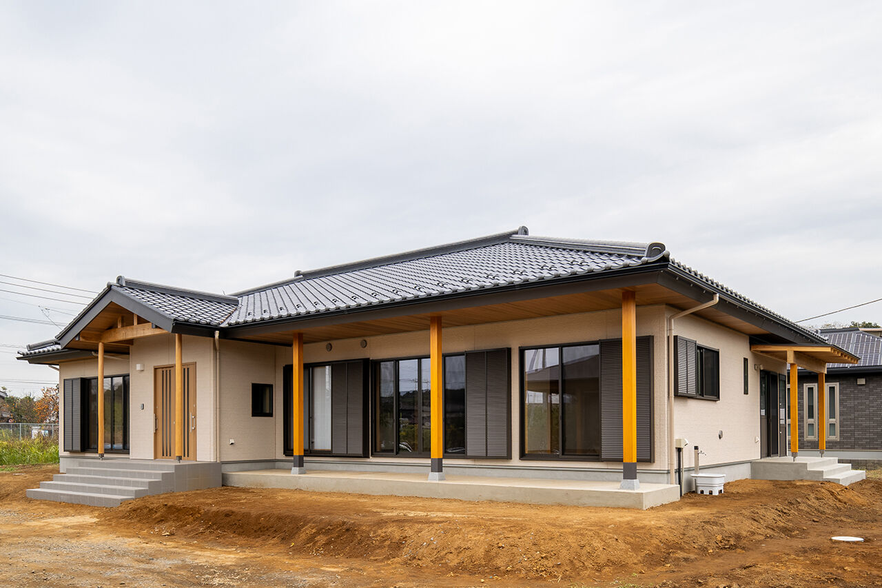 いばらきの家 茨城県南木造住宅センター 【3500～3999万円／和風／平屋／52.9坪／間取図有】本格的な和風建築。匠の技術力で叶えた伝統美溢れる家の建築実例画像9