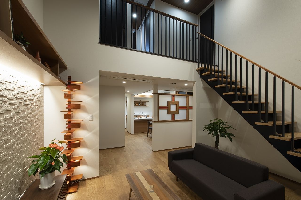 オーガニックハウス／イデアデザインハウス 【32坪】近代的で上品さを備えたアーバン型プレーリー住宅の建築実例画像3