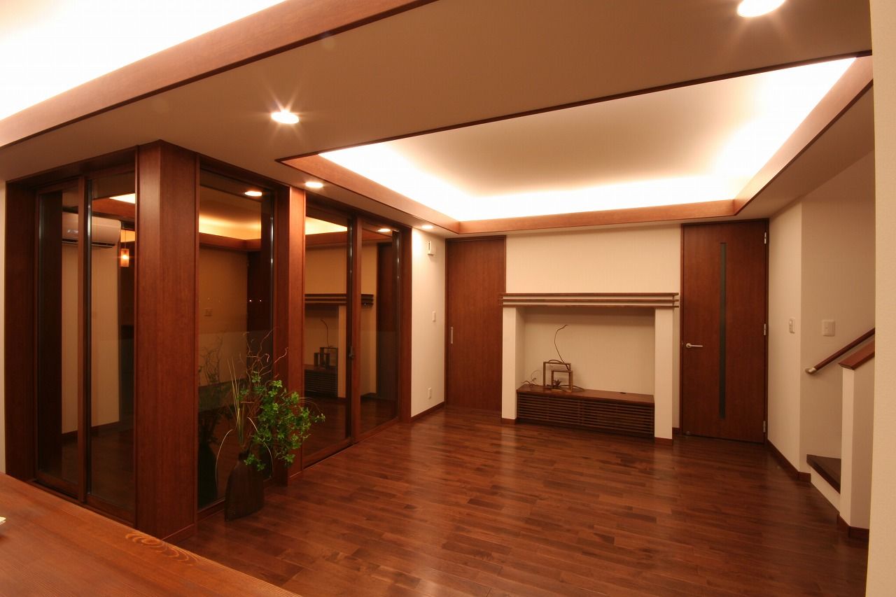 オーガニックハウス／イデアデザインハウス 内から外へ繋がる空間設計×照明演出で上質な寛ぎを実現の建築実例画像4