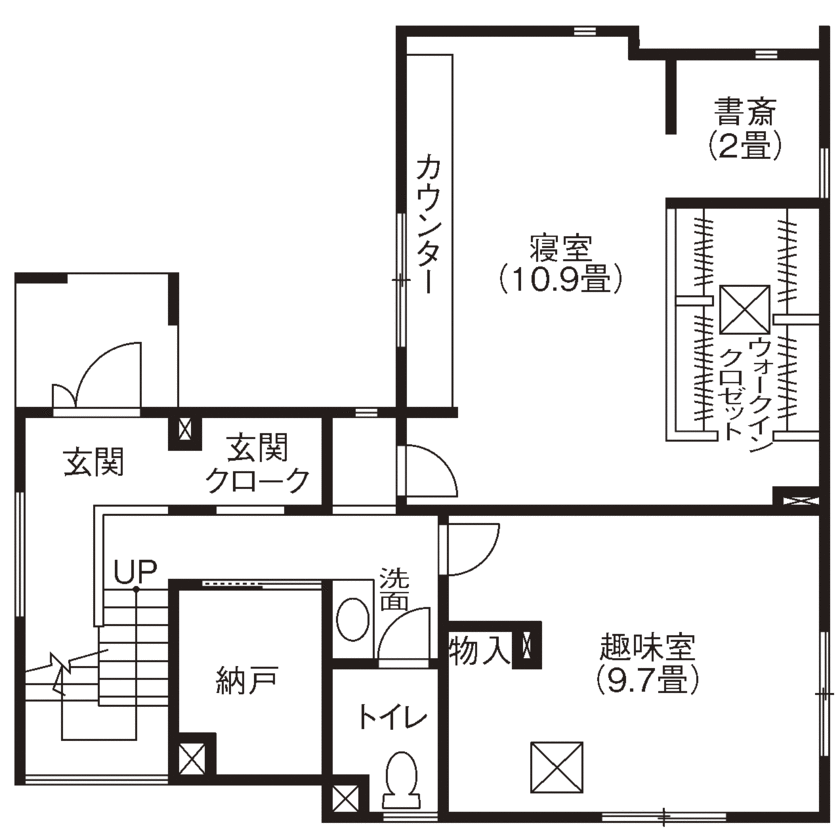 東宝ホーム　広島 【3000万円台/間取り図あり/収納充実】開放的だけど落ち着く大人の空間づくり。断熱性能で静かで快適な家にの間取り図（3LDK）１階