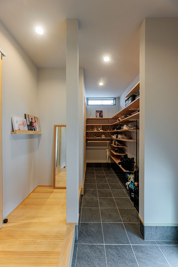 東宝ホーム　広島 猫も家族も心地いい。抜群の家事動線で、今も年をとってからも暮らしやすい平屋の家の建築実例画像3