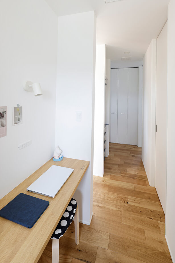 R+house 松江・鳥取・米子・倉敷北 【開放感のある高台の平屋】開放感のあるLDKとアイランドキッチン／平屋約30坪の建築実例画像5