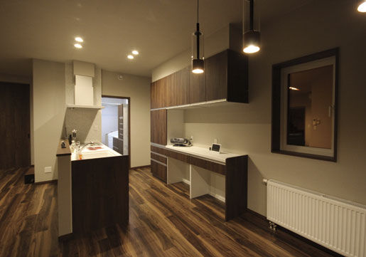 ロゴスホーム 【2000万円台/約40坪】ビルトインカーポートの外観　クラシカルな雰囲気の住空間の建築実例画像5