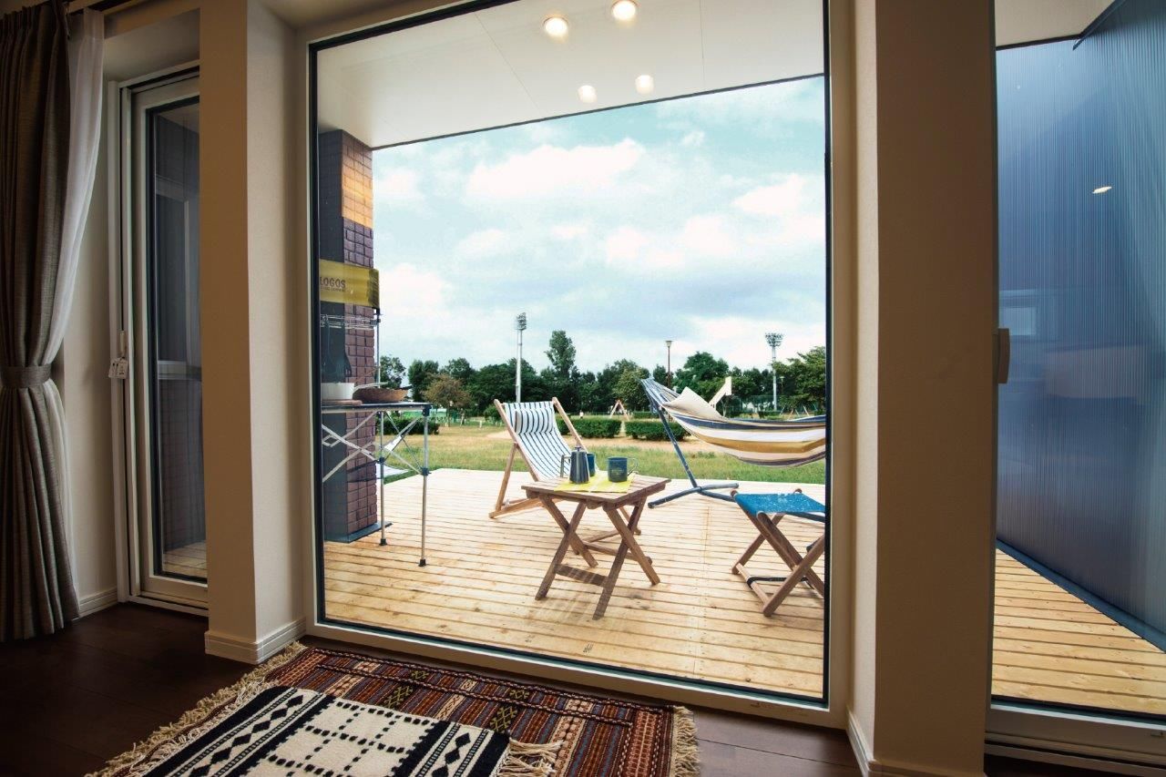 ロゴスホーム 【2000万円台/間取図】毎日をもっとアクティブに！「別荘暮らし」がテーマのアウトドアスタイルの家の建築実例画像2