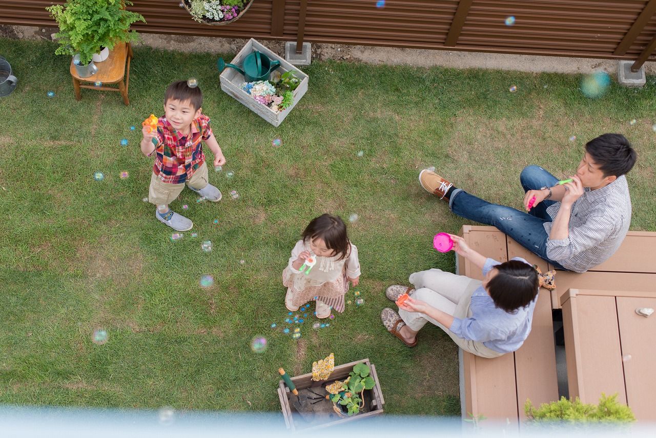 ロゴスホーム 【間取図/４LDK】お庭のある暮らしを楽しむナチュラルカントリーな家の建築実例画像2