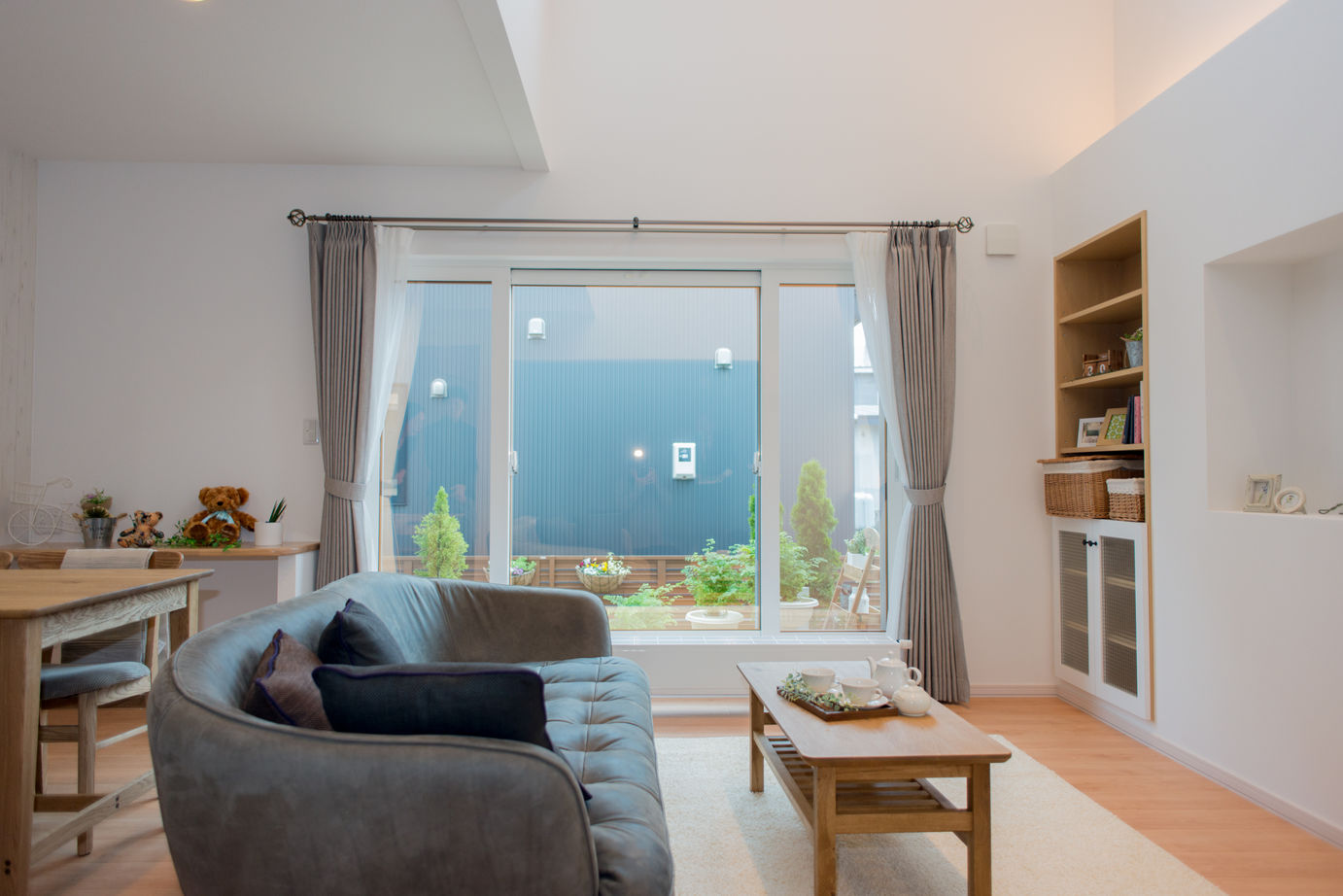 ロゴスホーム 【間取図/４LDK】お庭のある暮らしを楽しむナチュラルカントリーな家の建築実例画像4