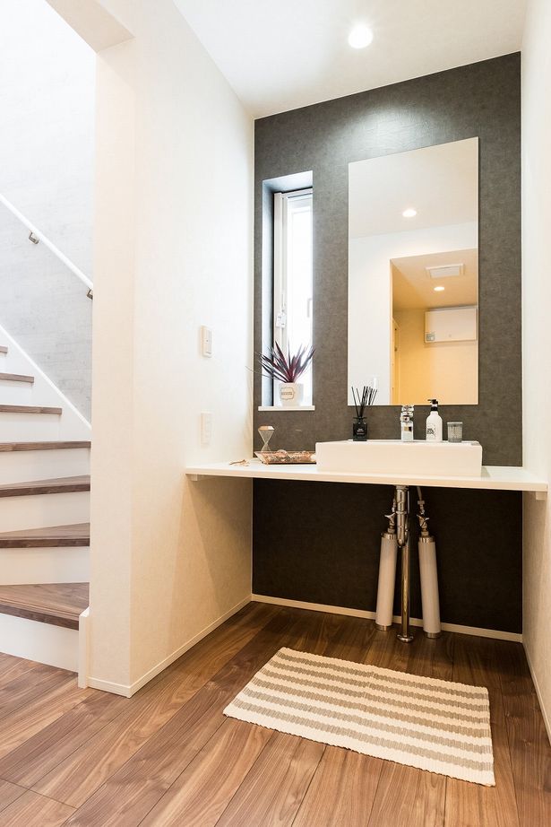 ロゴスホーム 【苫小牧市/間取図/４LDK/家事動線】ホテルのように上質で、高級感漂う家の建築実例画像5