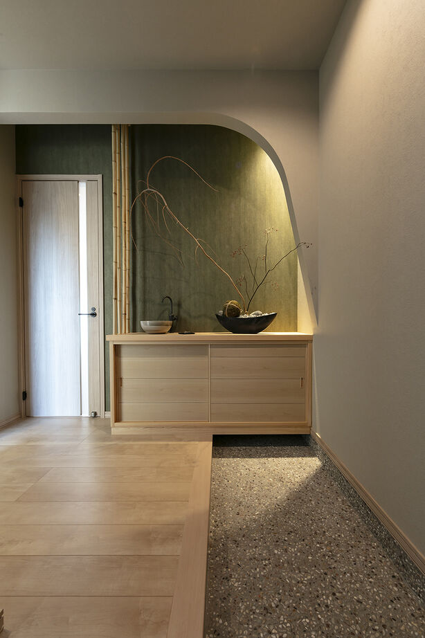 ロゴスホーム 【北海道/帯広市/平屋/勾配天井】自然美と回遊動線が魅力のナチュラルモダンな平屋の建築実例画像9