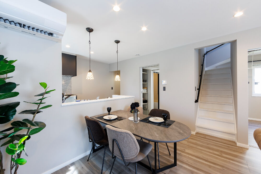 ロゴスホーム 【北海道/帯広市】丸い柄が特徴のエコな外壁。色あせない家で、未来をデザイン。の建築実例画像4