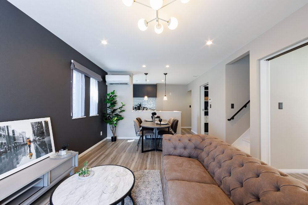 ロゴスホーム 【北海道/帯広市】丸い柄が特徴のエコな外壁。色あせない家で、未来をデザイン。の建築実例画像5