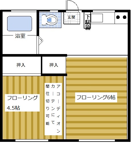 葵ハイツの間取り