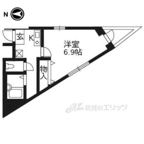 スペシャリー丸太町の間取り