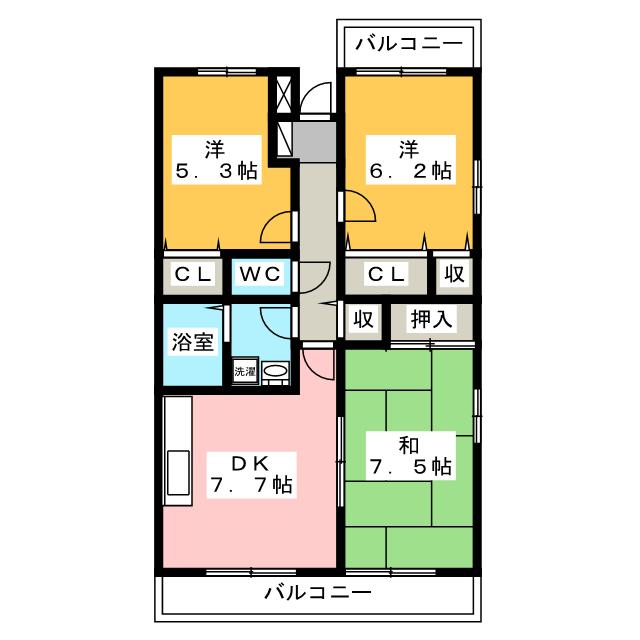 シレンシオ　パティオの間取り