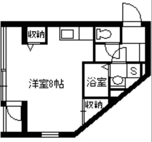 鹿児島市宇宿のマンションの間取り