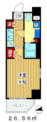 東京都板橋区南常盤台１（マンション）の賃貸物件の間取り