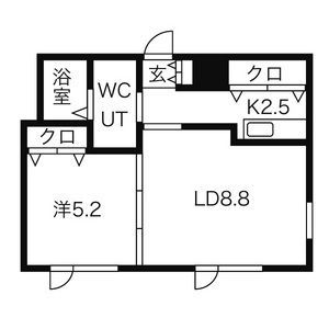 ブランノワールN14.exeの間取り