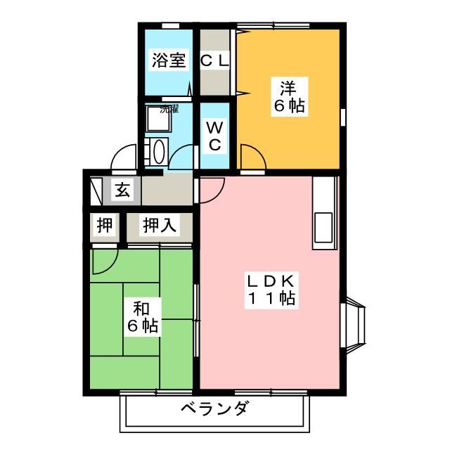 ロイヤルガーデンＬ・ｅｃｒｉｎの間取り