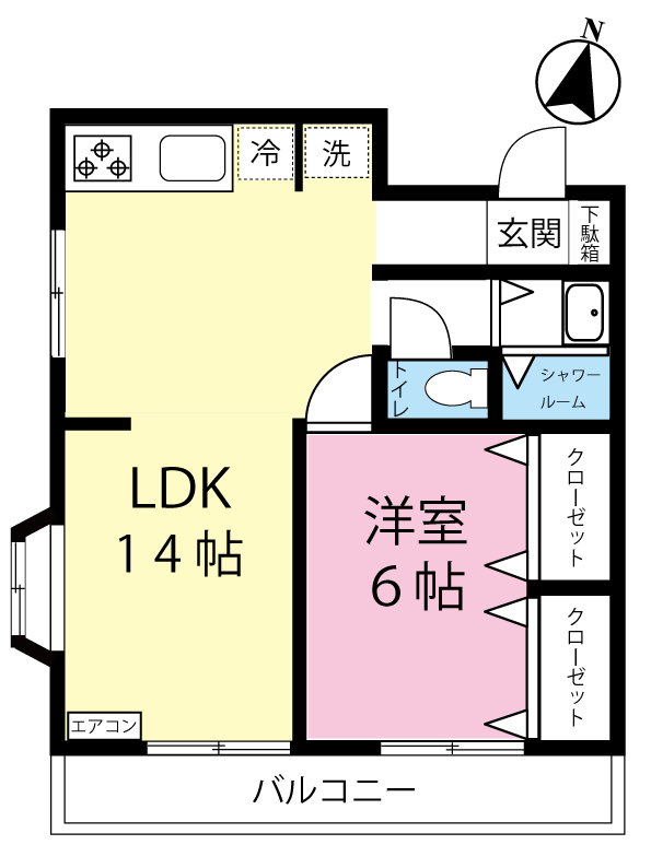 ガーデン平尾PAT1の間取り