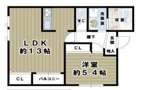 メゾン・シュシュ堺東の間取り