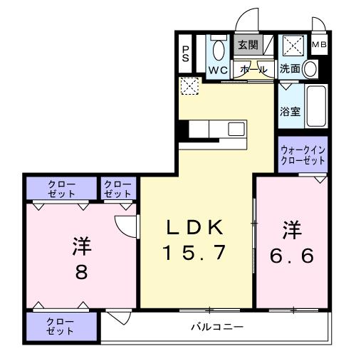 仮称；北栄３丁目マンションの間取り