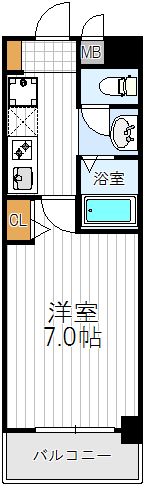 オーパスグラン阿倍野の間取り