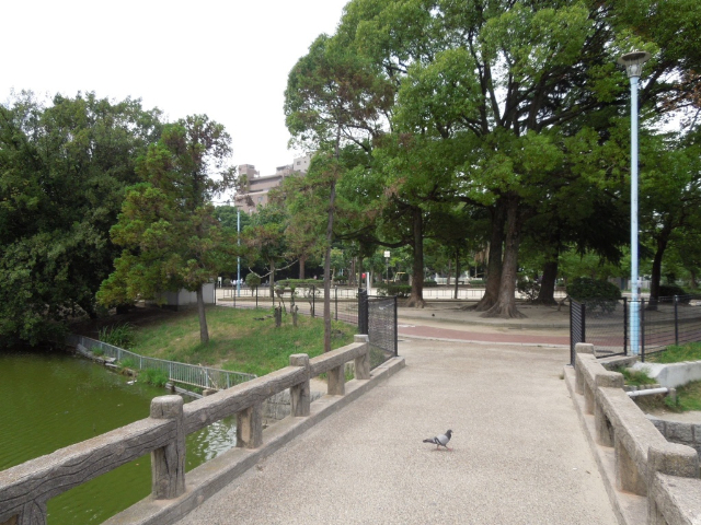 【オーパスグラン阿倍野の公園】