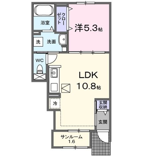 ネオヴィレッジの間取り