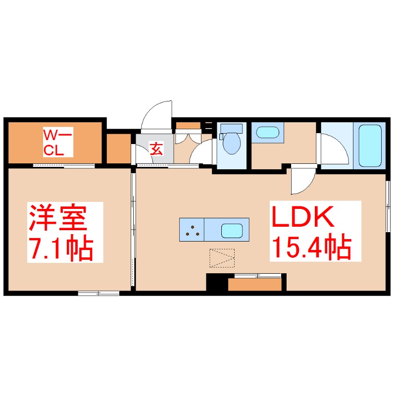 シャーメゾンプレミア椿の間取り