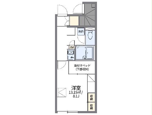 レオパレスＯＫＥＹＡの間取り