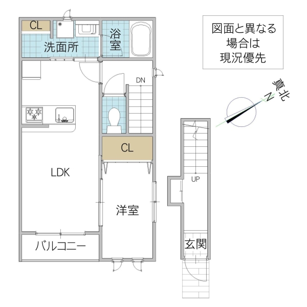 レーガベーネ小松 A棟の間取り