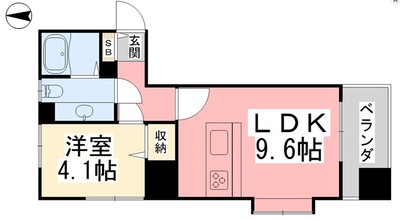 ヴァレーレ県庁前の間取り