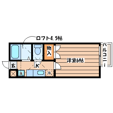 アーバンシティ西多賀の間取り