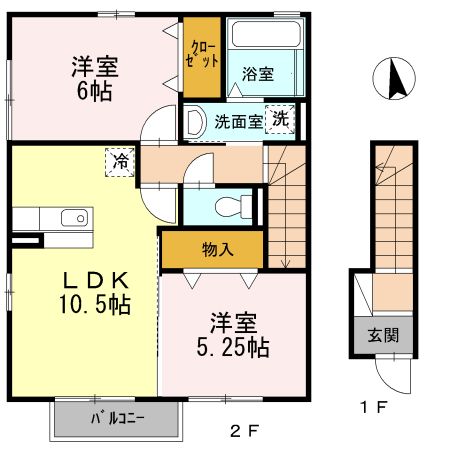 ヌーベルフォレスタ　Aの間取り