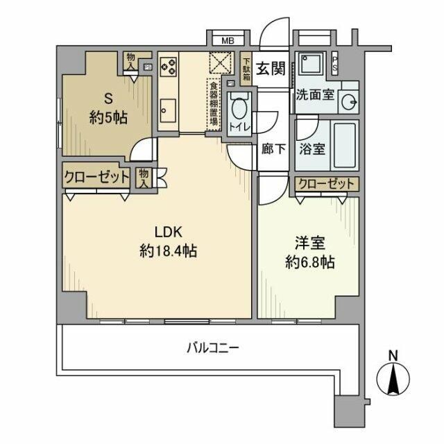 シティハイツ麻布十番の間取り